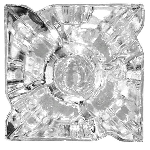 Delomb Toscany Stately Elegant 24% Lead Crystal Pair of 10" Candlesticks-Mint - Picture 5 of 6